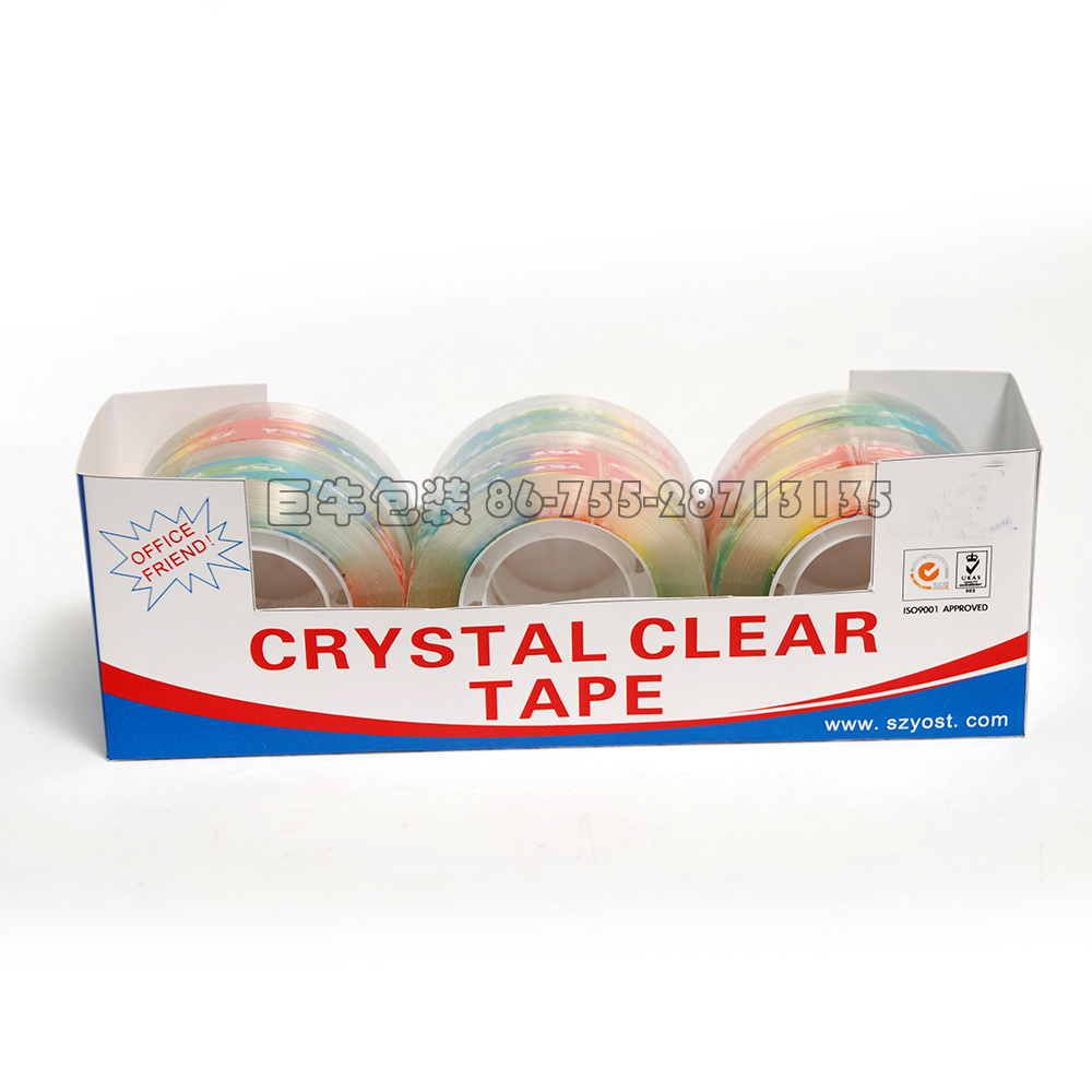 Golden packing crystal clear Never missing price Bopp packing tape 