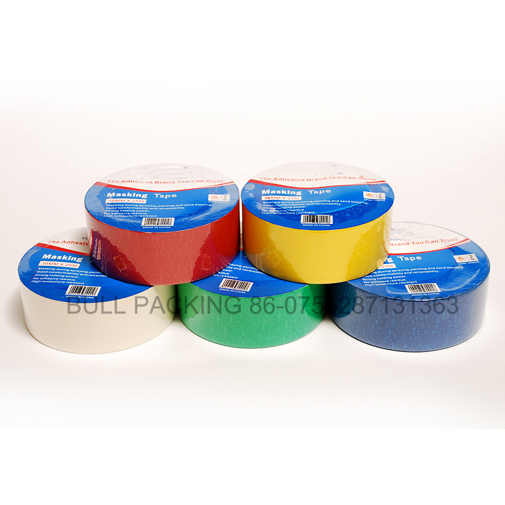 different color high quality masking tape with low price 