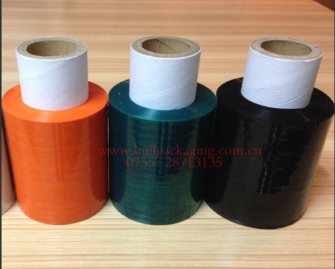 colorful stretch film for packing hand use pallet stretch film