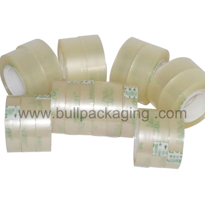 transparent water based acrylic High clarity Bopp stationery tape 