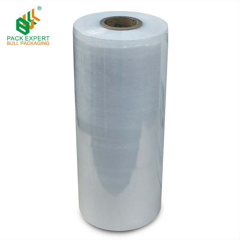 Machine use stretch film for high flexibility and transparency