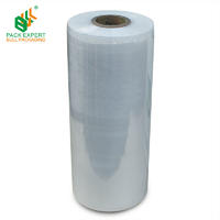 Machine use stretch film for high flexibility and transparency