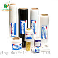 Shenzhen bull LLDPE Material 23 micron strech film for pallet shrink wrap film 
